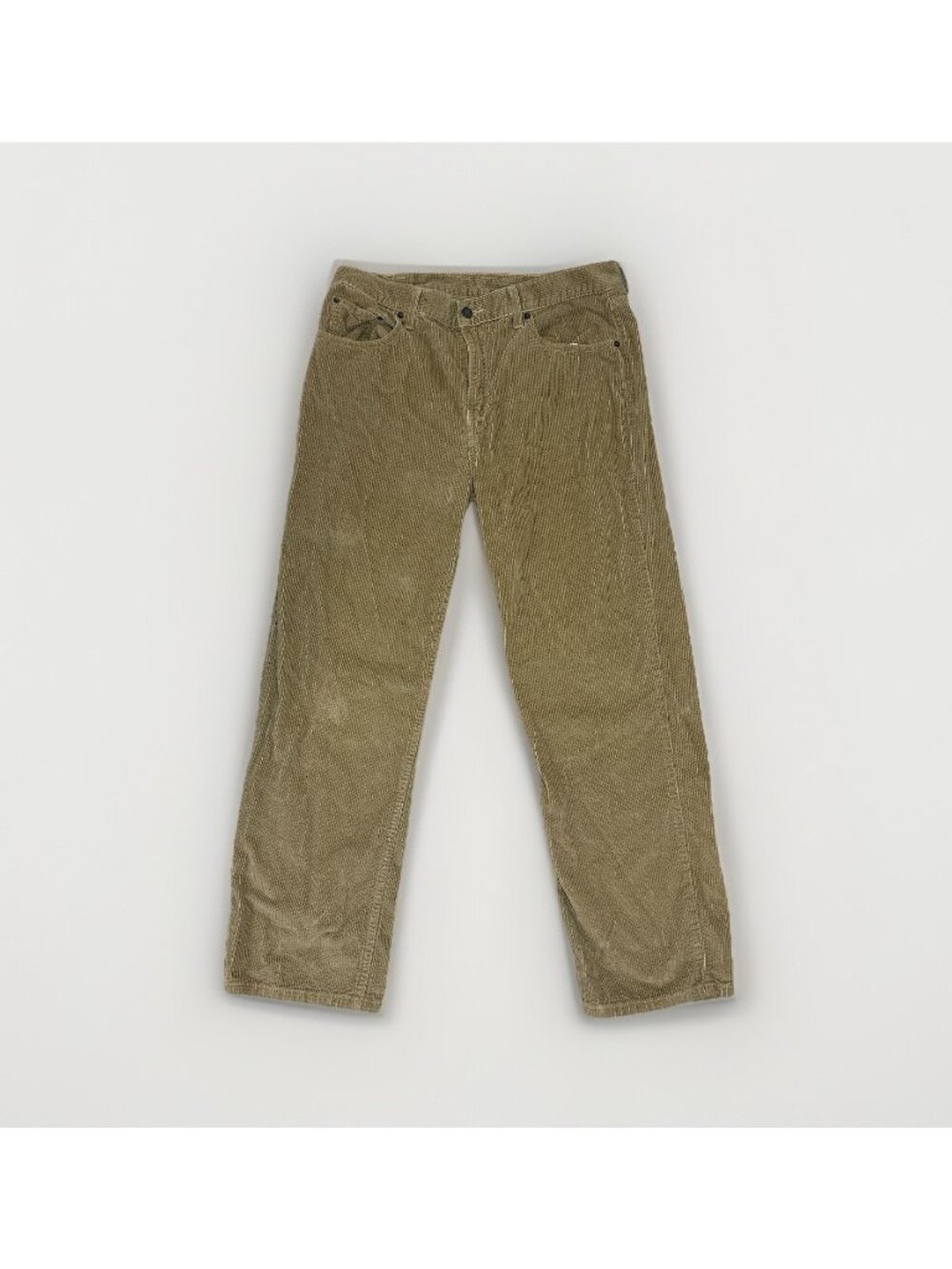 Levis Corduroy Pants Women 31W 30L Gold Brown Low Pro Straight Relaxed 90s *Flaw